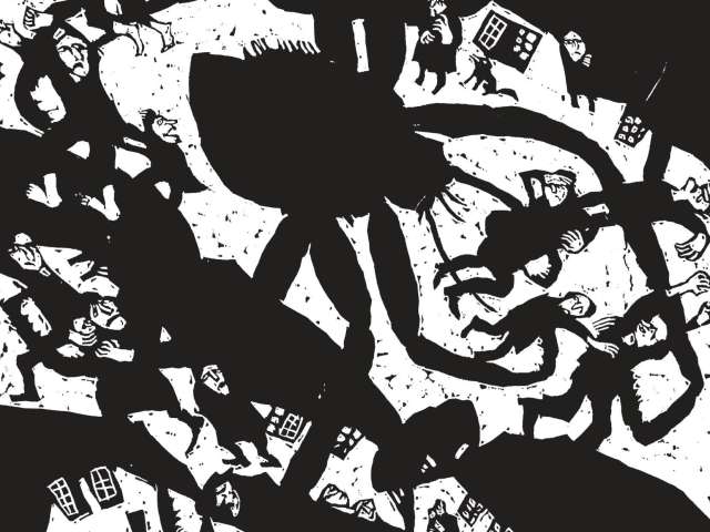 Die schwarze Spinne