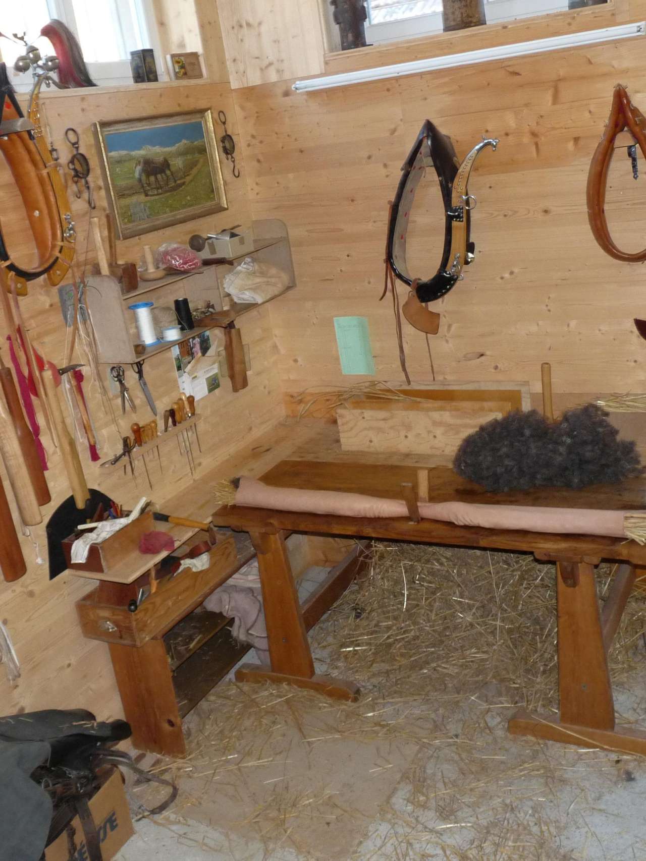 Besichtigung Sattlerei Blaser