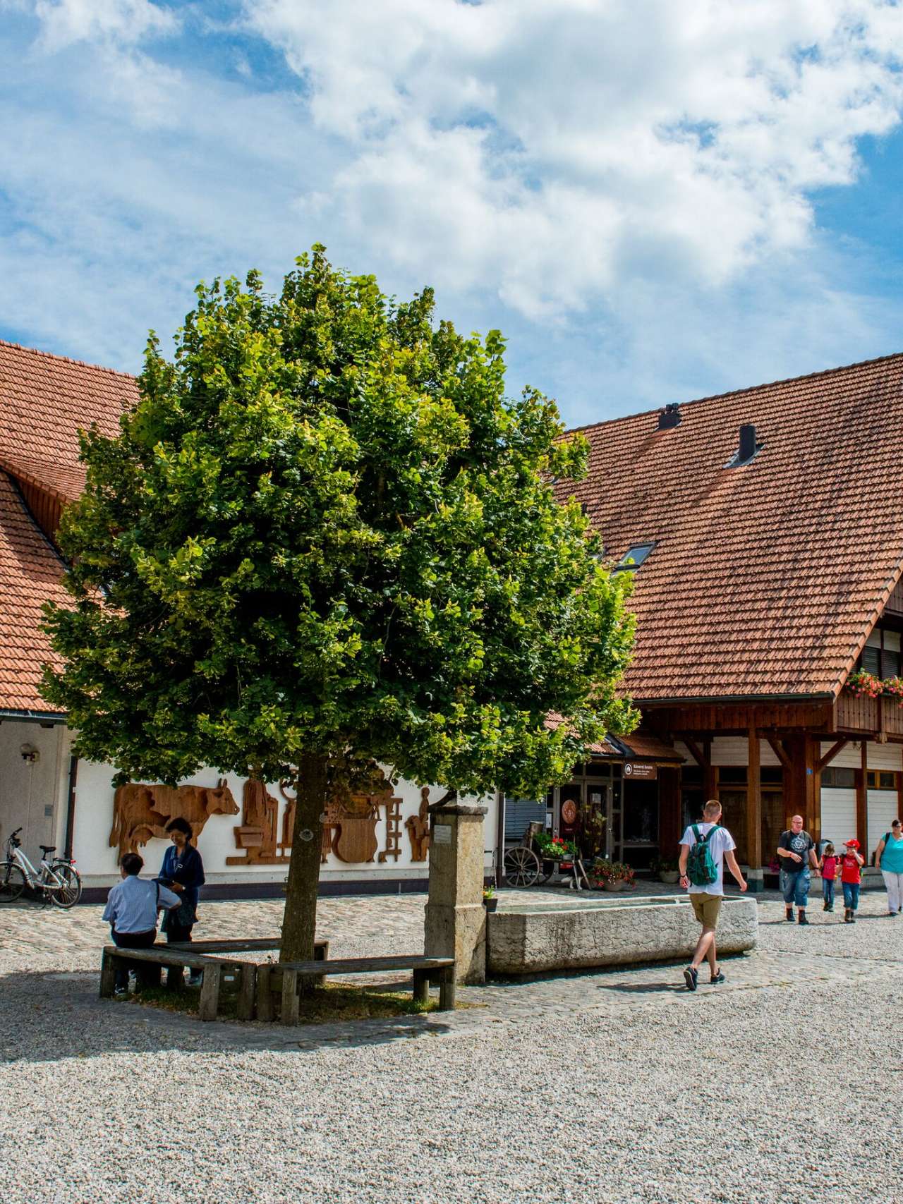 Picknick in der Emmentaler Schaukäserei, Affoltern i.E.